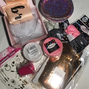 Bachelorette Party Supplies Kit Bridal Shower Party Streamers Balloons Crown